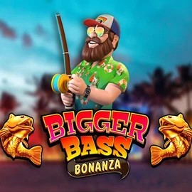 Slots logo of Bigger Bass Bonanza from Pragmatic Play at Spinorhino Casino