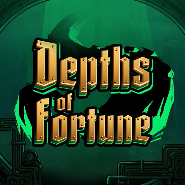 Official Slots logo: Depths of Fortune by AvatarUX Studios at Spinorhino Casino