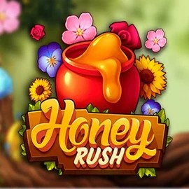 Honey Rush slot logo by Play'n GO at Spinorhino Casino