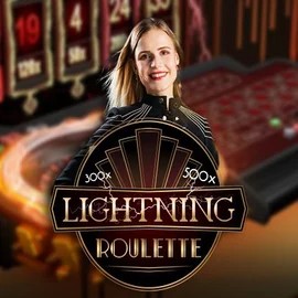 Lightning Roulette by Evolution, showcased at spinorhinocasinos.gr – game logo